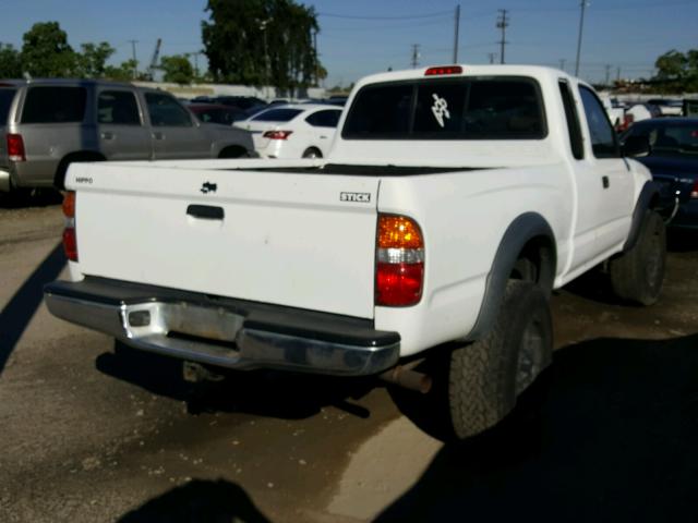 5TESM92N92Z085109 - 2002 TOYOTA TACOMA XTR თეთრი ფოტო 4