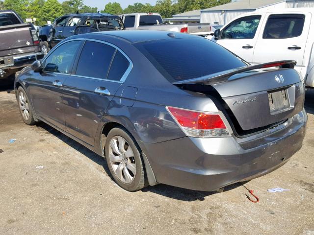 1HGCP36859A005338 - 2009 HONDA ACCORD EXL GRAY photo 3