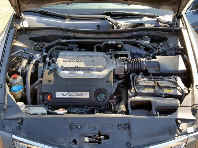 1HGCP36859A005338 - 2009 HONDA ACCORD EXL GRAY photo 7