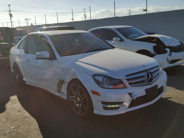 WDDGF4HB5DR299003 - 2013 MERCEDES-BENZ C 250 WHITE photo 1