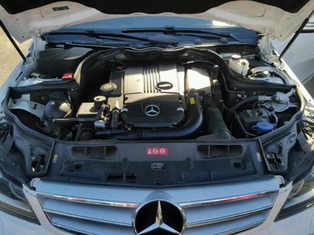 WDDGF4HB5DR299003 - 2013 MERCEDES-BENZ C 250 WHITE photo 7