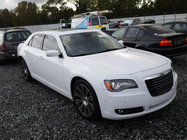 2C3CCABG8DH515144 - 2013 CHRYSLER 300 V6 WHITE photo 1