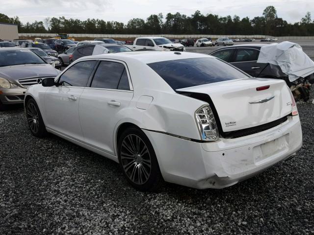 2C3CCABG8DH515144 - 2013 CHRYSLER 300 V6 WHITE photo 3