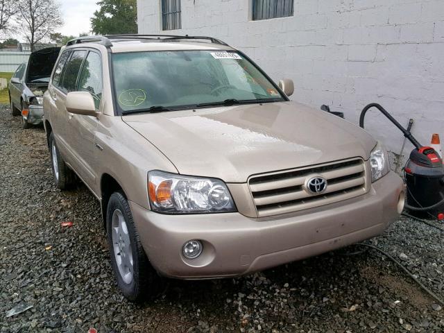 JTEEP21A860149622 - 2006 TOYOTA HIGHLANDER TAN photo 1