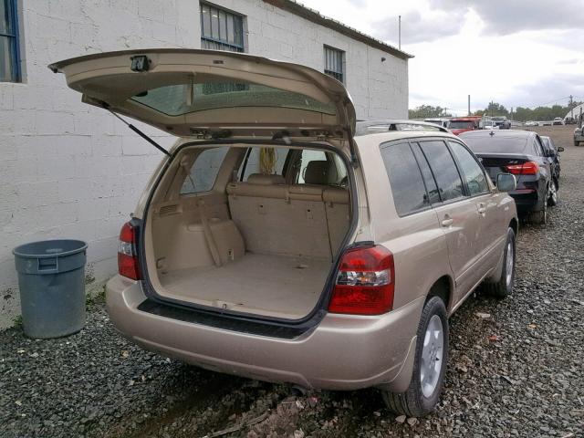 JTEEP21A860149622 - 2006 TOYOTA HIGHLANDER TAN photo 4