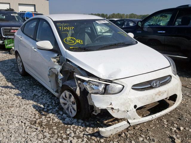 KMHCT4AE1GU103030 - 2016 HYUNDAI ACCENT SE WHITE photo 1