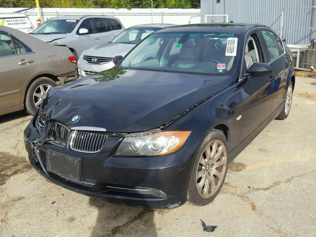 WBAVB33586KR78961 - 2006 BMW 330 I BLACK photo 2