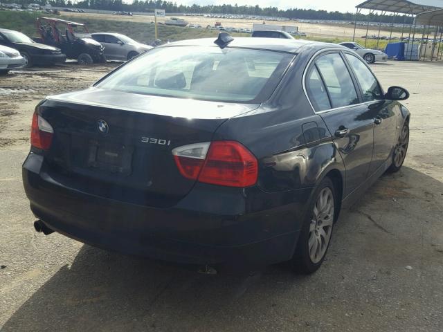 WBAVB33586KR78961 - 2006 BMW 330 I BLACK photo 4