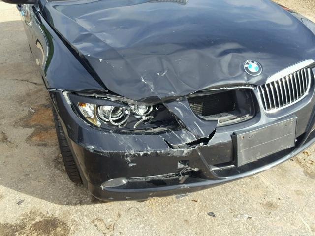 WBAVB33586KR78961 - 2006 BMW 330 I BLACK photo 9