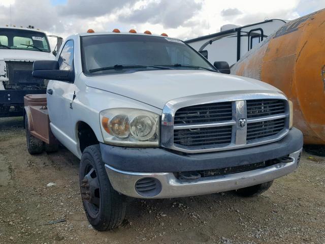 3D6WH46A17G817200 - 2007 DODGE RAM 3500 S WHITE photo 1