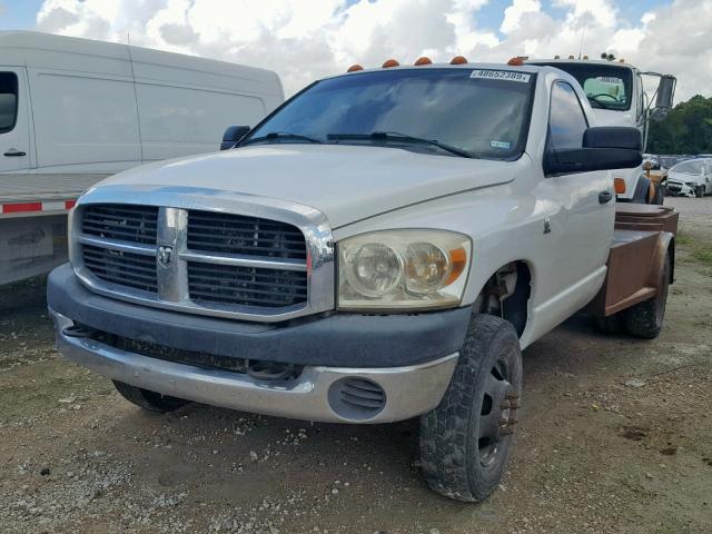 3D6WH46A17G817200 - 2007 DODGE RAM 3500 S WHITE photo 2