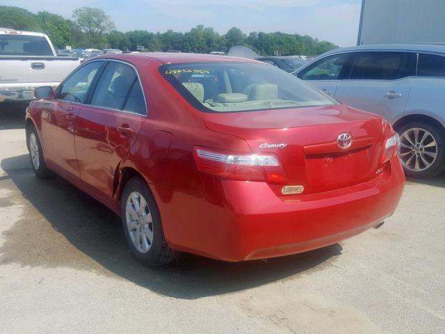 JTNBE46K173042420 - 2007 TOYOTA CAMRY NEW RED photo 3