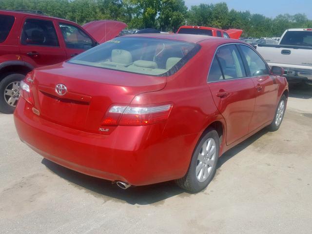 JTNBE46K173042420 - 2007 TOYOTA CAMRY NEW RED photo 4