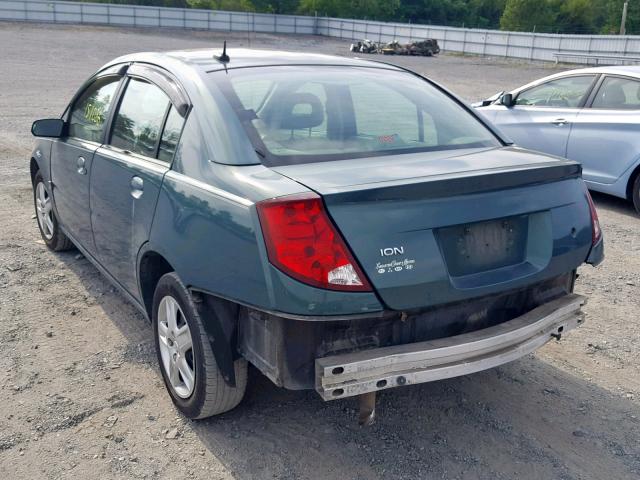 1G8AZ55F77Z134377 - 2007 SATURN ION LEVEL GREEN photo 3