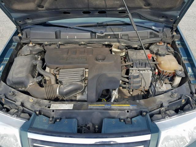 1G8AZ55F77Z134377 - 2007 SATURN ION LEVEL GREEN photo 7