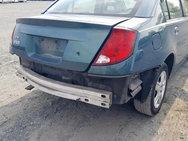 1G8AZ55F77Z134377 - 2007 SATURN ION LEVEL GREEN photo 9