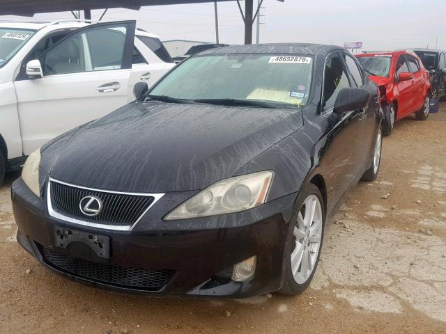 JTHBE262172012993 - 2007 LEXUS IS 350 BLACK photo 2