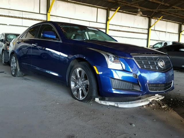 1G6AA5RX1D0175204 - 2013 CADILLAC ATS BLUE photo 1