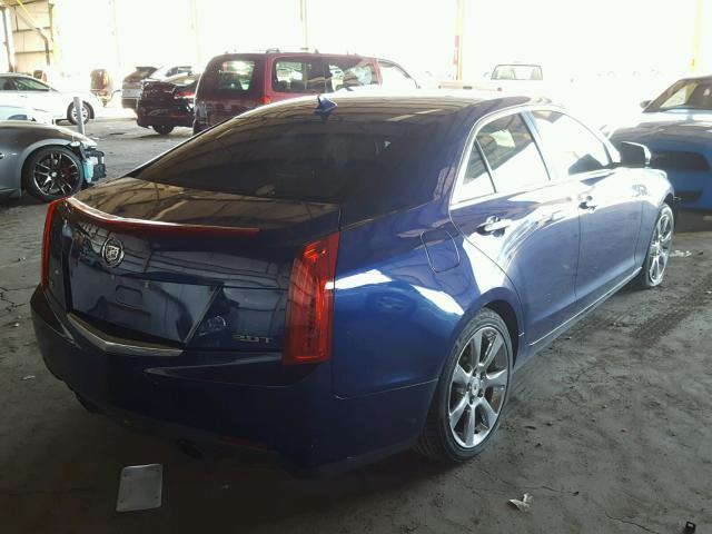 1G6AA5RX1D0175204 - 2013 CADILLAC ATS BLUE photo 4