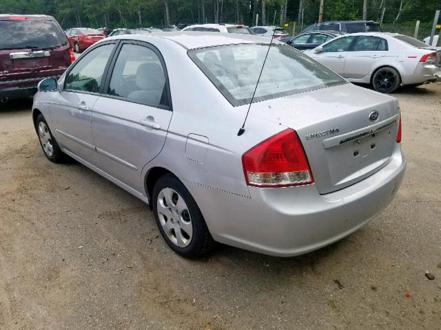 KNAFE121275422238 - 2007 KIA SPECTRA EX SILVER photo 3