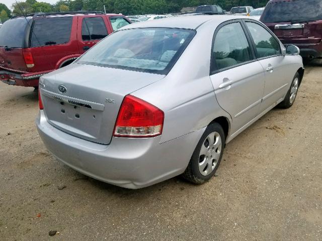 KNAFE121275422238 - 2007 KIA SPECTRA EX SILVER photo 4