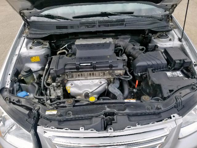 KNAFE121275422238 - 2007 KIA SPECTRA EX SILVER photo 7