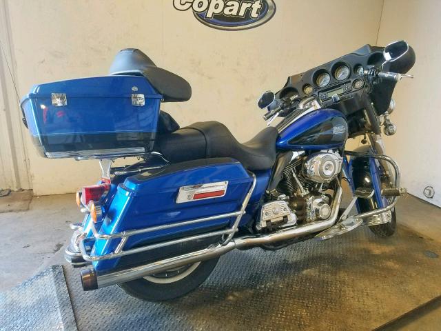 1HD1FF4168Y670043 - 2008 HARLEY-DAVIDSON FLHT CLASS BLUE photo 4