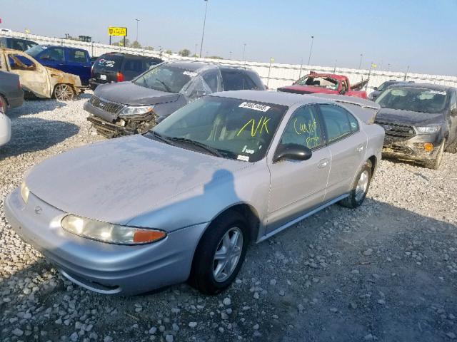 1G3NL52F13C309846 - 2003 OLDSMOBILE ALERO GL SILVER photo 2