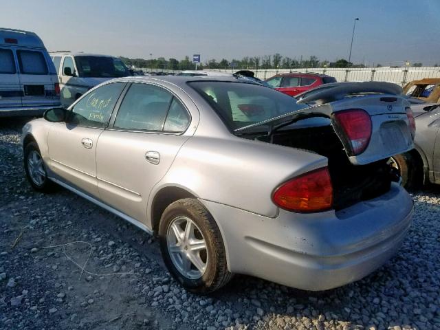 1G3NL52F13C309846 - 2003 OLDSMOBILE ALERO GL SILVER photo 3