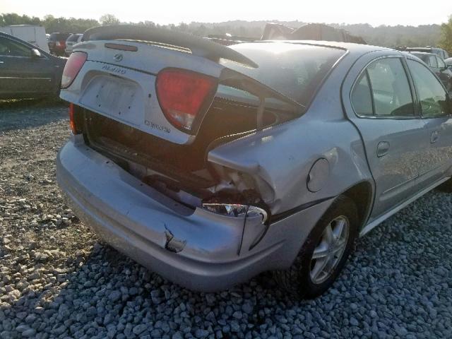 1G3NL52F13C309846 - 2003 OLDSMOBILE ALERO GL SILVER photo 9