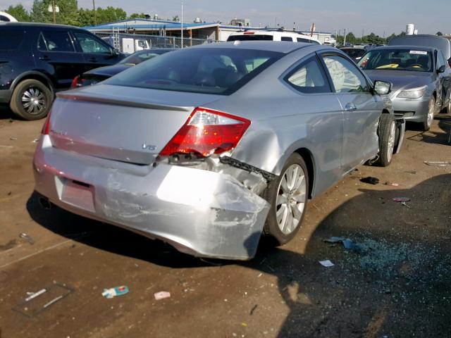 1HGCS2B81AA006344 - 2010 HONDA ACCORD EXL SILVER photo 4