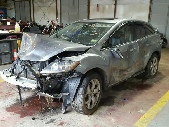 JM3ER4WL0A0329522 - 2010 MAZDA CX-7 SILVER photo 2