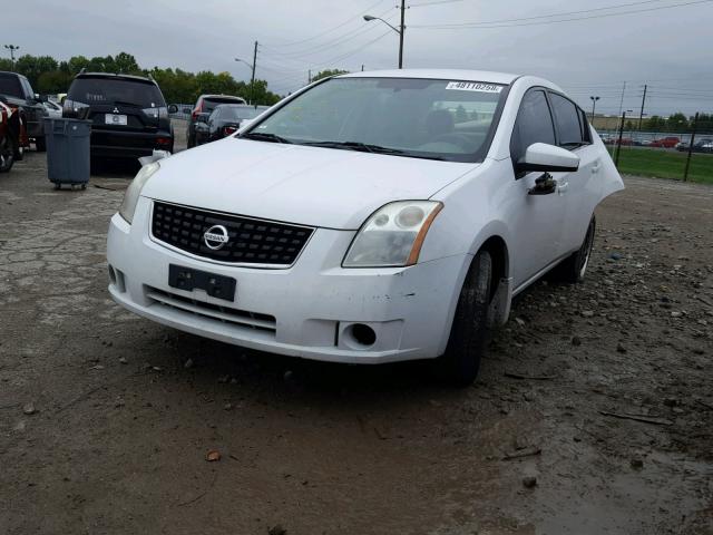 3N1AB61E59L617926 - 2009 NISSAN SENTRA 2.0 WHITE photo 2