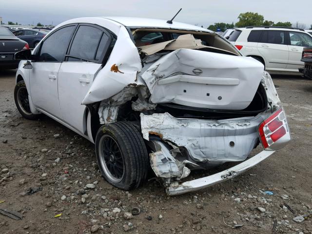 3N1AB61E59L617926 - 2009 NISSAN SENTRA 2.0 WHITE photo 3