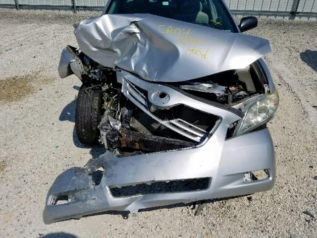 4T1BE46K59U316957 - 2009 TOYOTA CAMRY BASE GRAY photo 7