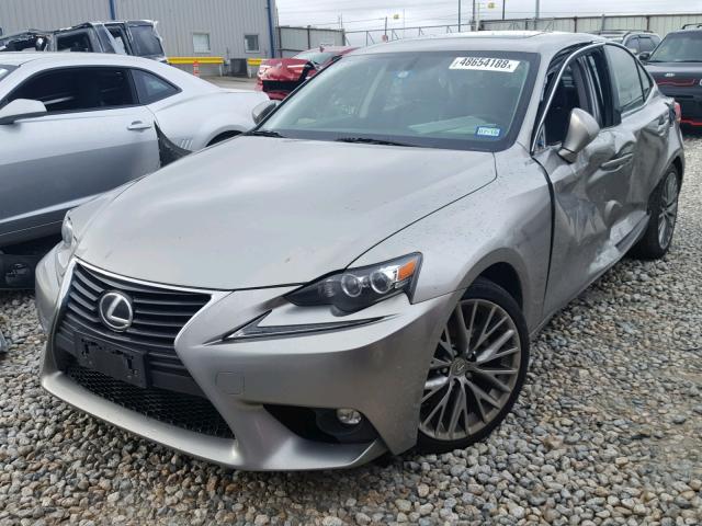 JTHCF1D27F5020379 - 2015 LEXUS IS 250 GRAY photo 2