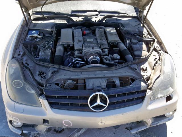 WDDDJ76X66A073006 - 2006 MERCEDES-BENZ CLS 55 AMG GRAY photo 7