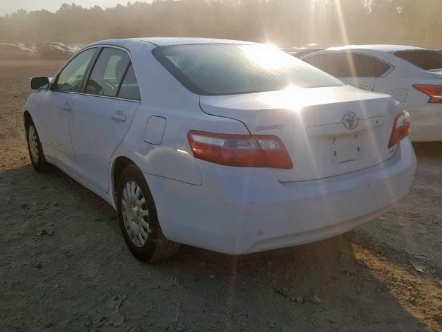 4T4BE46K79R129225 - 2009 TOYOTA CAMRY BASE WHITE photo 3
