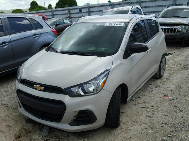 KL8CB6SA4GC591449 - 2016 CHEVROLET SPARK LS TAN photo 2