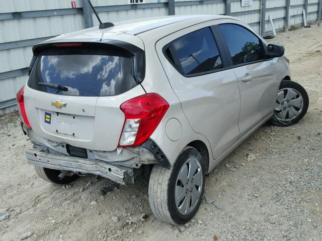 KL8CB6SA4GC591449 - 2016 CHEVROLET SPARK LS TAN photo 4