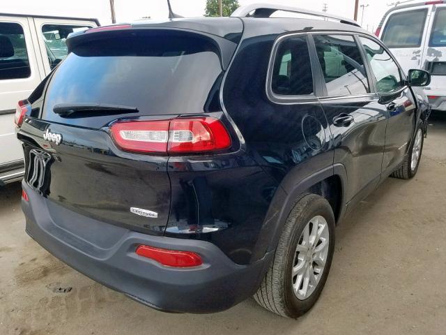 1C4PJLCB3HW668023 - 2017 JEEP CHEROKEE L BLACK photo 4