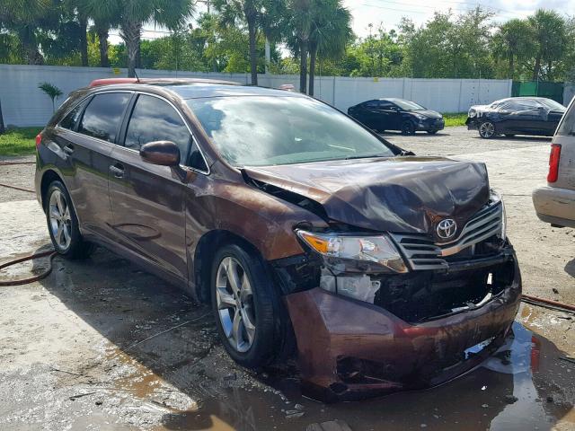 4T3ZK3BB8AU023556 - 2010 TOYOTA VENZA BROWN photo 1