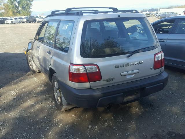 JF1SF63561H735284 - 2001 SUBARU FORESTER L SILVER photo 3