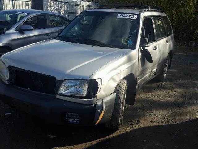 JF1SF63561H735284 - 2001 SUBARU FORESTER L SILVER photo 9