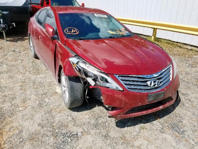 KMHFG4JG5EA360175 - 2014 HYUNDAI AZERA RED photo 1