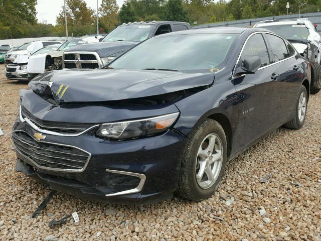 1G1ZB5ST3HF262635 - 2017 CHEVROLET MALIBU LS 蓝色 照片 2