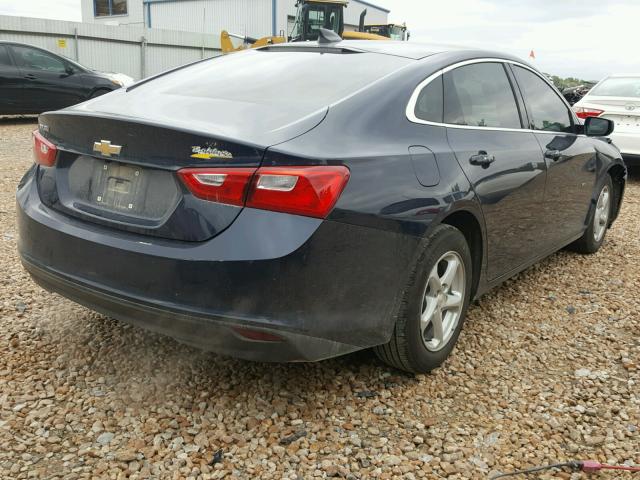 1G1ZB5ST3HF262635 - 2017 CHEVROLET MALIBU LS 蓝色 照片 4