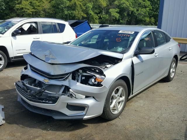 1G1ZB5ST8JF120979 - 2018 CHEVROLET MALIBU LS 银色 照片 2