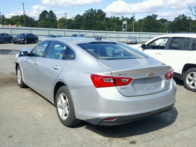 1G1ZB5ST8JF120979 - 2018 CHEVROLET MALIBU LS 银色 照片 3