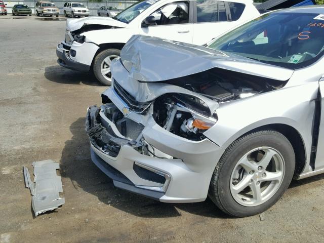 1G1ZB5ST8JF120979 - 2018 CHEVROLET MALIBU LS 银色 照片 9